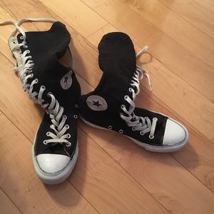 Knees high converse